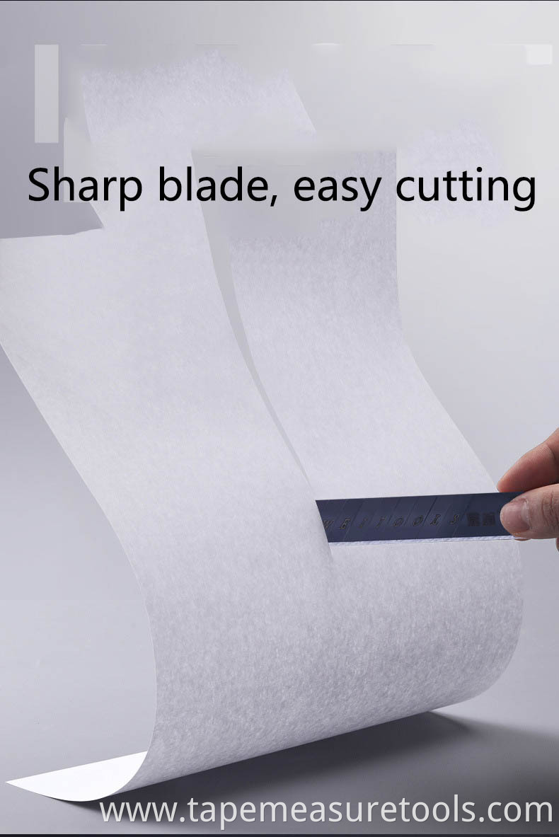 18mm art blade 0.5/0.6mm thick black white wallpaper blade paper cutting sharp bulk black blades